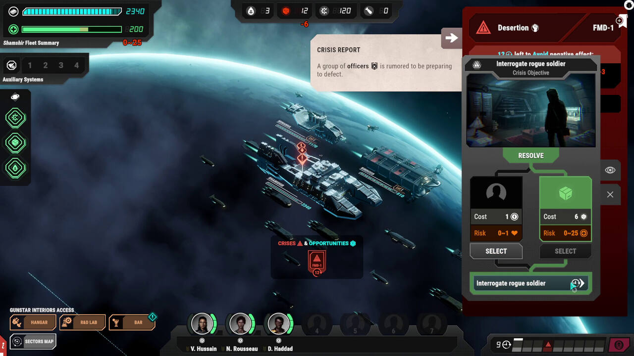 Battlestar Galactica: Scattered Hopes gameplay screenshot