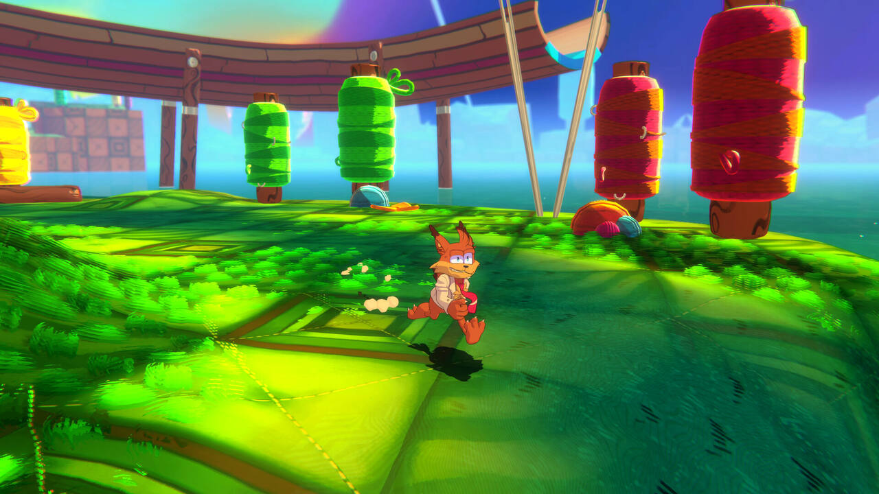 Bubsy 4D gameplay screenshot