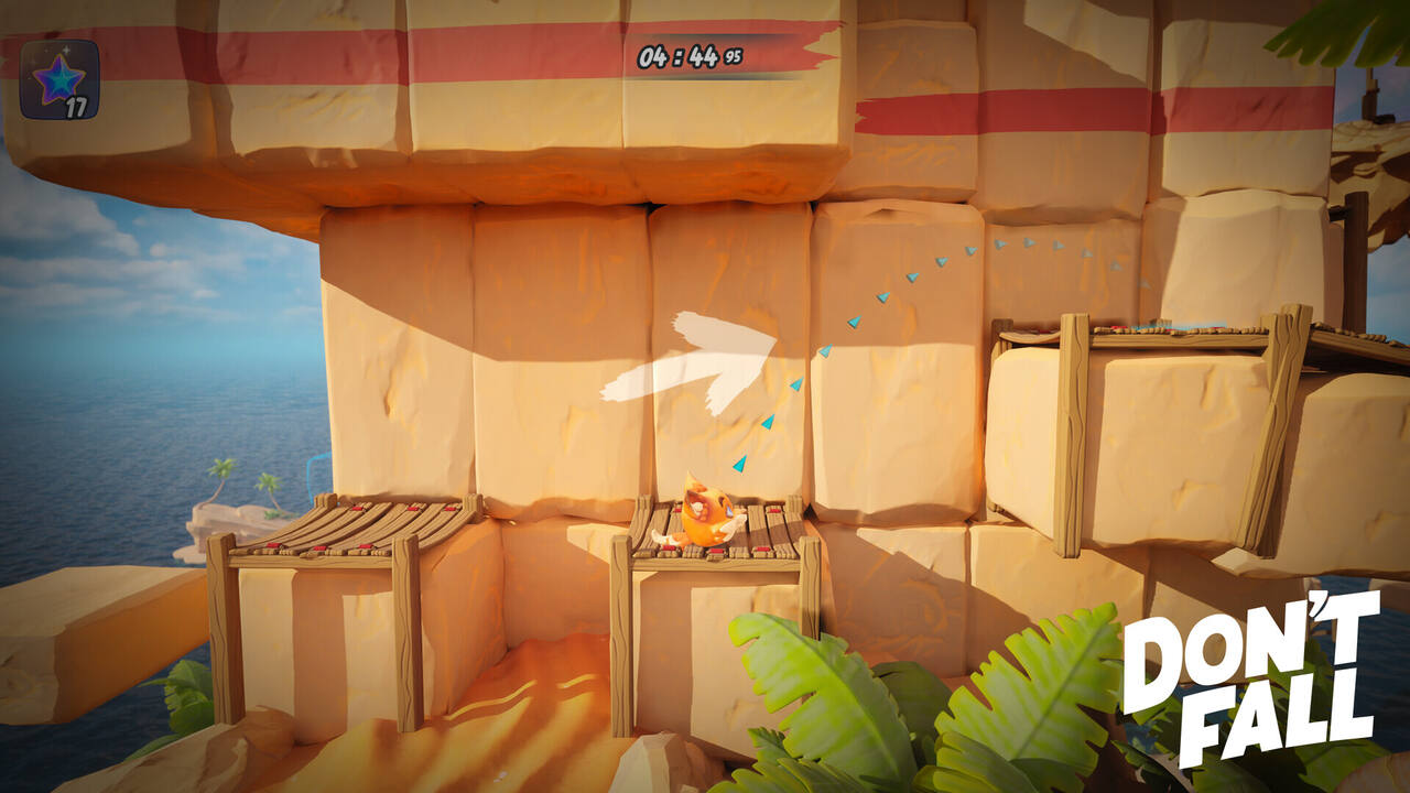 Don't Fall gameplay screenshot