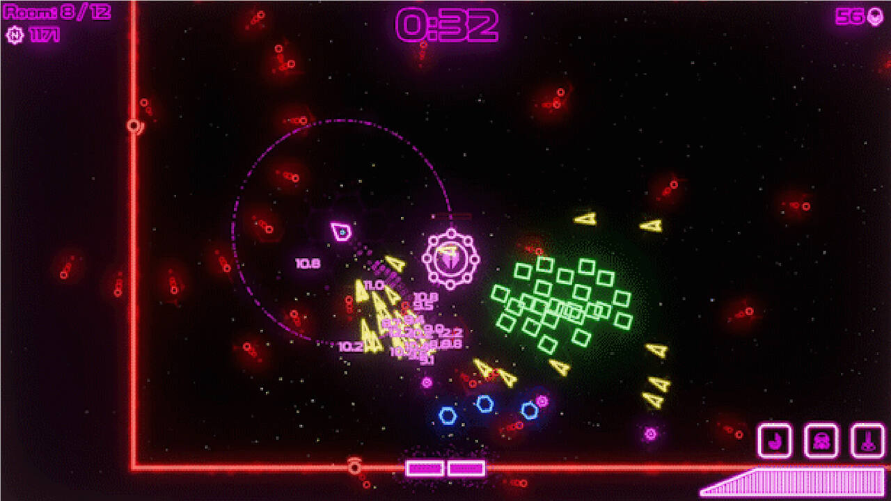 Neon Pulsefire gameplay screenshot