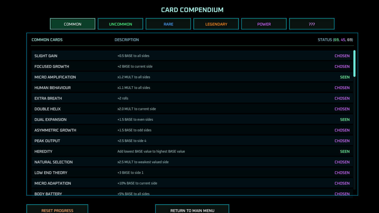 Dice Biology gameplay screenshot