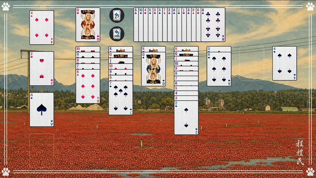 Deck-A-Doodle Solitaire gameplay screenshot